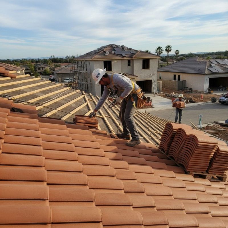 Clay Tile Roofing Installation
